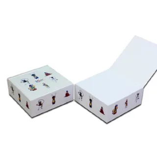커버형 측면컬러 전사포스트잇 100x100x400매