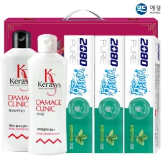 케라시스샴푸 린스 베이킹소다치약90g3P 5종