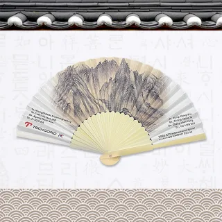 독판 민속선 부채 (소)