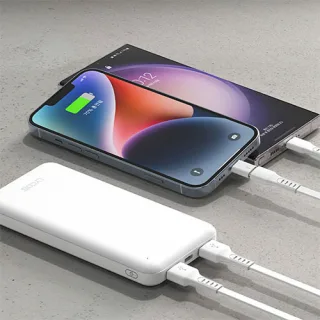 [라이코스] 슬림 듀얼 10000mah 보조배터리