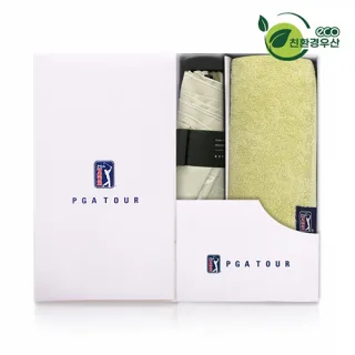 PGA 친환경그린 3단수동 사각스키니 우산+180g모달
