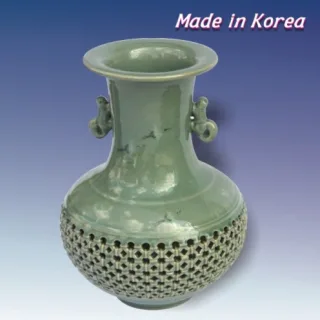 청자투각항아리 4호