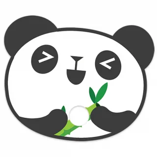동물 둥글이 부채