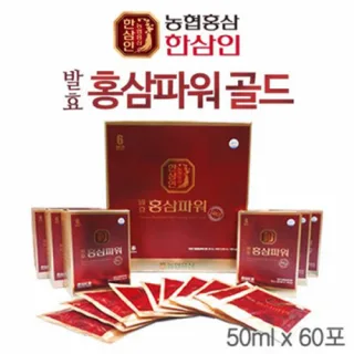 [한삼인] 발효홍삼파워 50ml x 60포