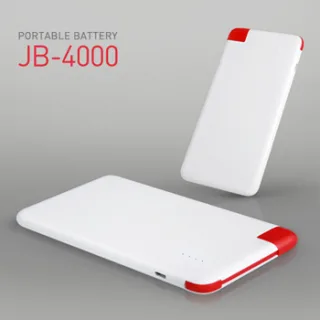 [제이메타] 탈부착형 케이블 보조배터리 JB-4000m