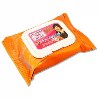 메탈트리오렌지 20매 물티슈 캡형