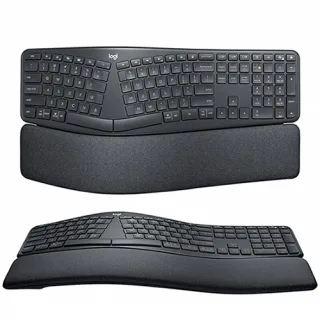 로지텍 코리아 정품 ERGO 인체공학 무선키보드 K86
