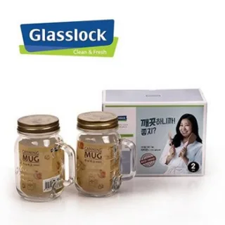 글라스락 캐닝머그 2조