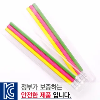 투명사각·육각지우개연필3p세트