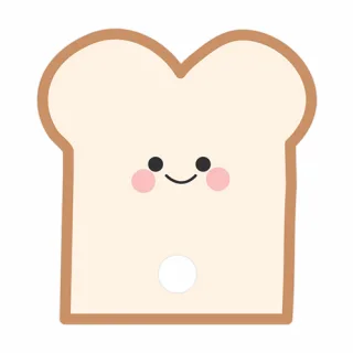 식빵 자유형 둥글이 부채