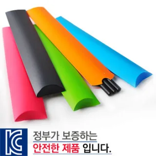 고급흑목원형미두연필 종이케이스3p