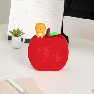 [카카오프렌즈] 에이프릴샤워 LED 탁상시계 사과위에 