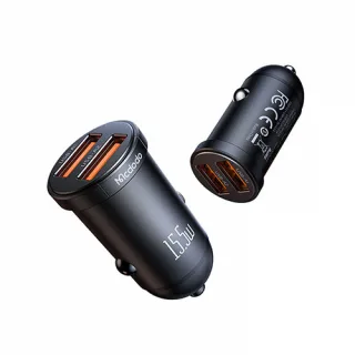 맥도도 15.5W 미니 2포트 LED 차량용 고속충전기