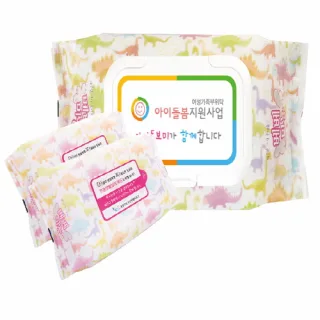 80매 베베미뇽 캡형 물티슈