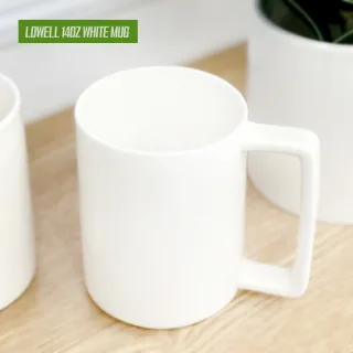 로웰 14온스 화이트머그 390ml 
