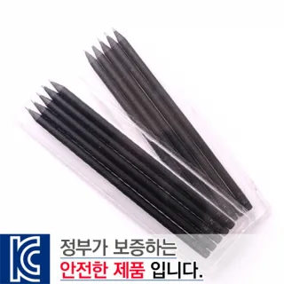 투명사각·흑목지우개연필5p세트