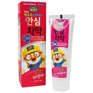 뉴 뽀로로는 치카친구 안심치약(천연딸기향) 1p