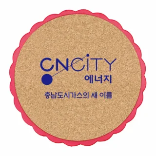 원형 코르크 냄비받침