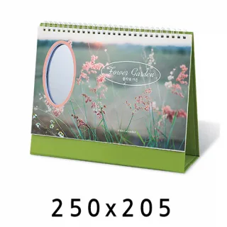 탁상달력 타원거울 플라워가든 캘린더 카렌다 250*20