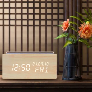 엑스트라 WCP-170 고속무선충전 겸용 탁상시계 스피