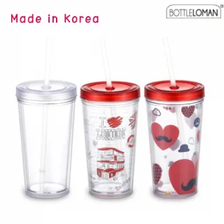 [보틀로만] 뉴 아이스 텀블러 (국내산) 플렛 500m