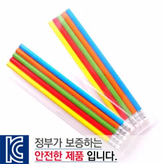 투명사각·무지개연필5p세트