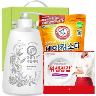 친환경 아름다운주방세제500펌프 베이킹소다500리필 정