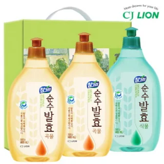 친환경 참그린곡물500용기2P 식물500용기 3종