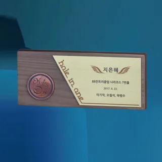 원목무늬상패 / 우리6)319-9