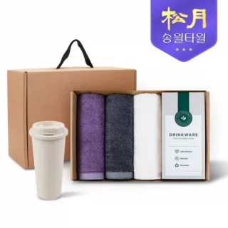 송월타올 리빙 기프트세트 3. 프리미엄뱀부180g X 