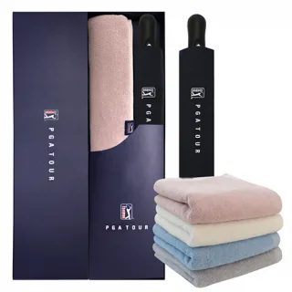 PGA 3단 70완전자동 무지우산+200g 코마사타올 