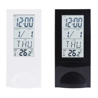 DYNN 투명 LCD 캘린더 온도시계