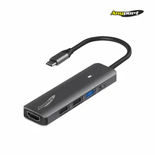 애니포트 5IN1 C타입허브 PD 100W USB허브 