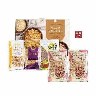 저속노화 슈퍼푸드 곡물5종 선물세트(귀리 300g+렌틸