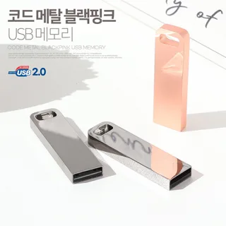 코트루트 메탈 블랙 핑크 USB 2.0 4GB~128G