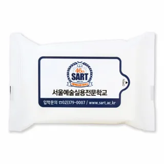무광 화이트 물티슈 (10매)