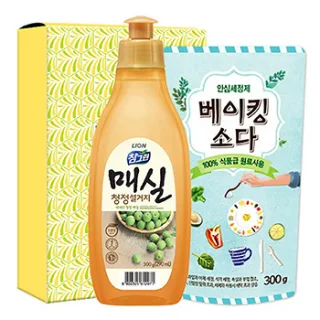 참그린매실300용기 베이킹소다300리필 2종