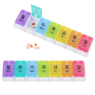하모니 레인보우약통 2호 (7칸)