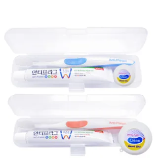 부광/안티프라그 칫솔치약+치실/구강용품/여행용세트 3종