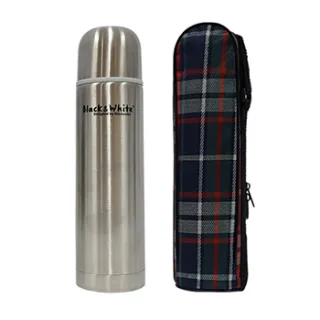 키친아트 블랙앤화이트 보온보냉병 500ml