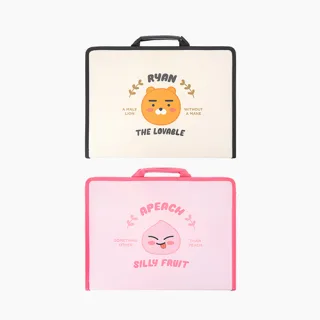 [카카오프렌즈] 손잡이 지퍼 파일