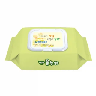 45매 그린 무광 물티슈 (캡형)
