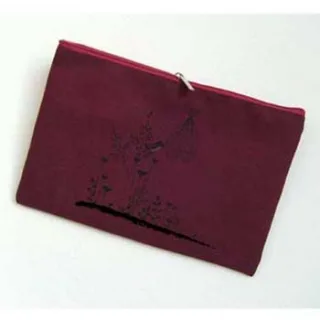 2합 칼라파우치 Wine 25x17cm