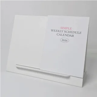 에코스마트 북타입 탁상달력(250 심플/위클리스케줄)