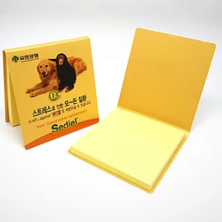 금색펄표지+모조지 점착메모지 50매