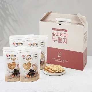 삼시세끼 수제 누룽지 4종 선물세트 (120g*4봉) 