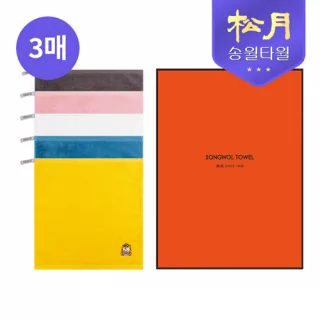 [송월타올] 스누피 피너츠 핸드타월34 3P 세트