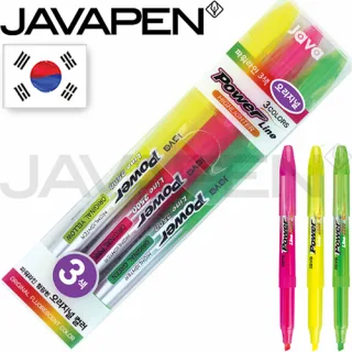 자바 파워라인 형광펜 3P세트