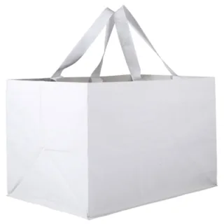 특대형타포린가방화이트 (52*38*35cm)