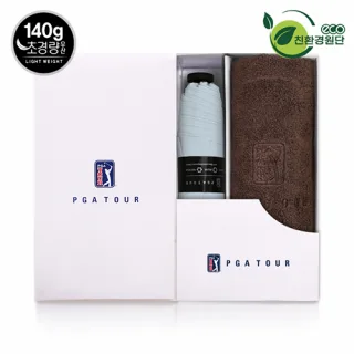 PGA 친환경그린 3단수동 경량스키니+150g면사타올세